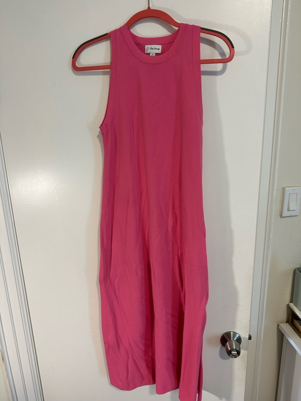 Sleeveless Hot Pink Maxi Dress by The Drop